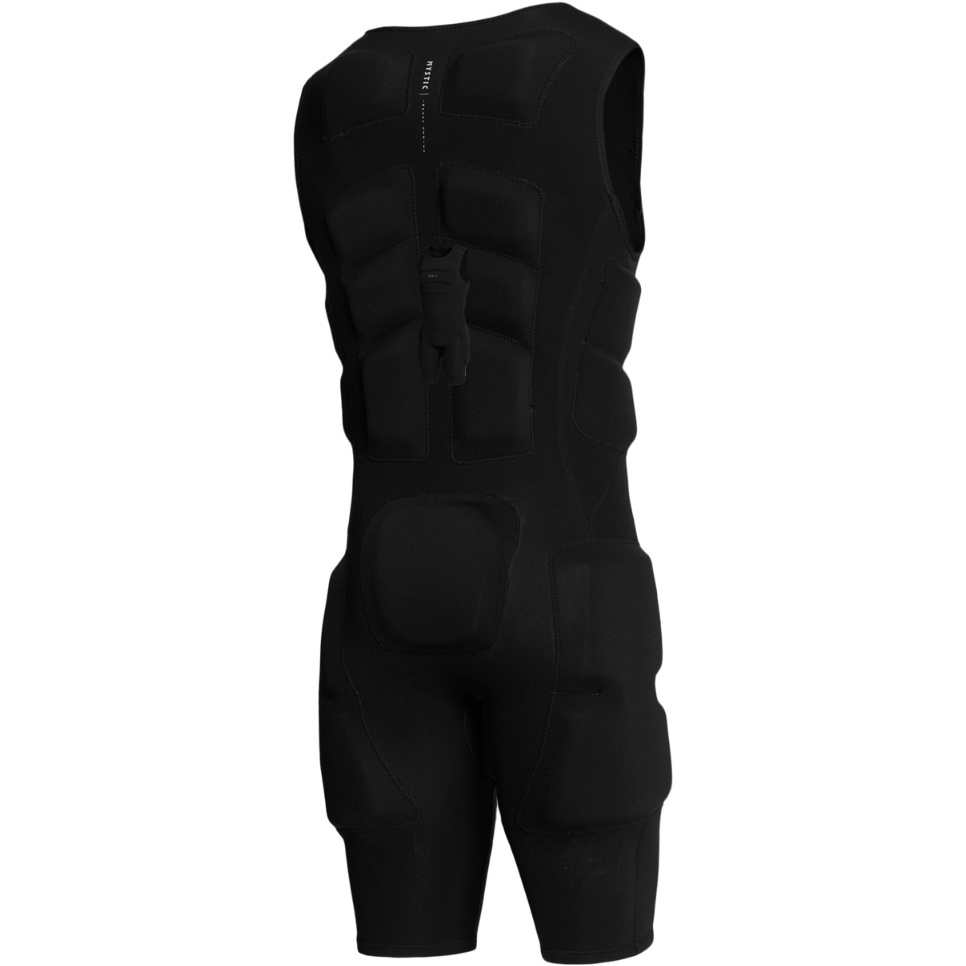 2026 Mystic Surf Mens Impact Short John Suit 35005.240212 - Black